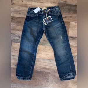 The Children’s Place NWT Relaxed straight blue denim jeans size 4